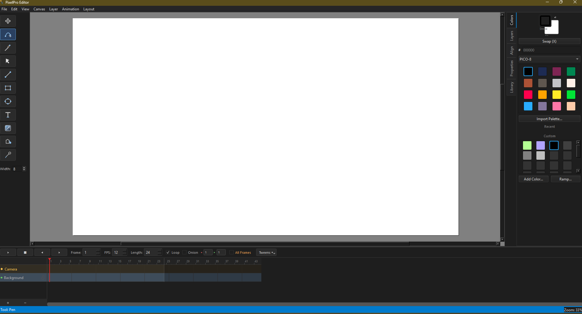 Pixel Painter Pro UI overview